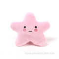 Environmentally friendly plush starfish dog toy with sound